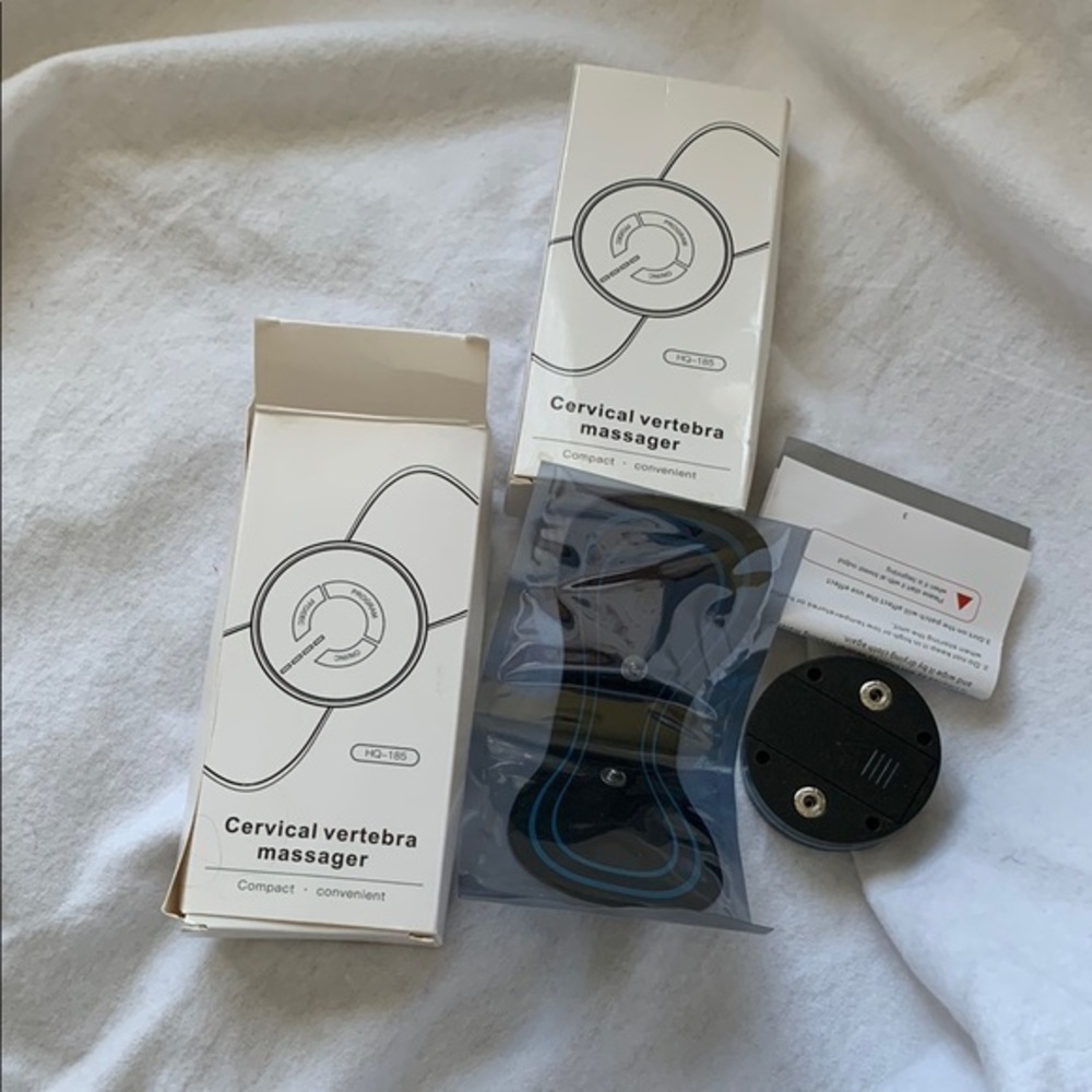 Cervical Vertebra Massager, Two Individual Massagers, NWOT, Compact, Convenient